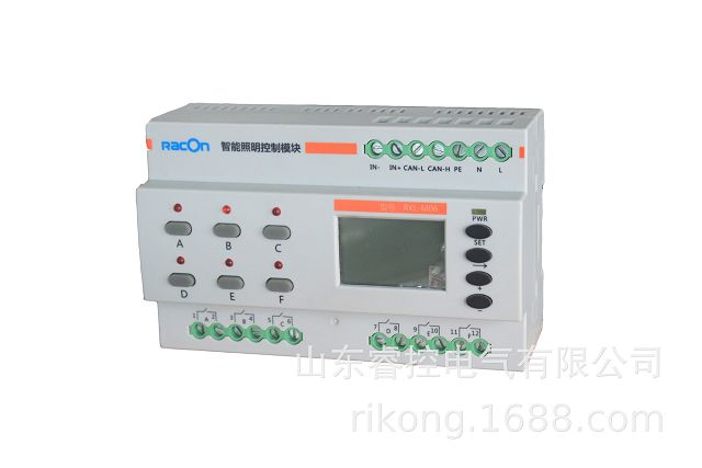 莱芜睿控RKL-M06/16独立智能照明控制器 220